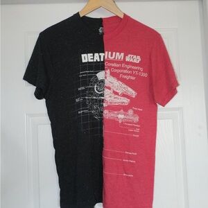 Star Wars Split Design T-Shirt